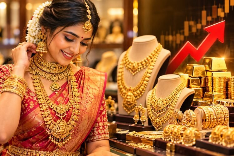 ಚಿನ್ನದ ದರದಲ್ಲಿಂದು ಭಾರೀ ಏರಿಕೆ : ಬೆಲೆ ಎಷ್ಟಿದೆ ಗೊತ್ತಾ?