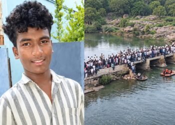 ನದಿಗೆ ಈಜಲು ತೆರಳಿದ್ದ ಬಾಲಕ ನೀರಿನಲ್ಲಿ ಮುಳುಗಿ ಸಾವು
